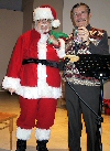 President Tom introducing Santa.
